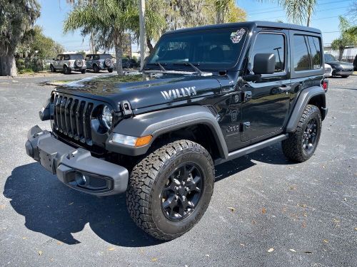 2021 jeep wrangler willys hardtop blackout carfax cert warranty