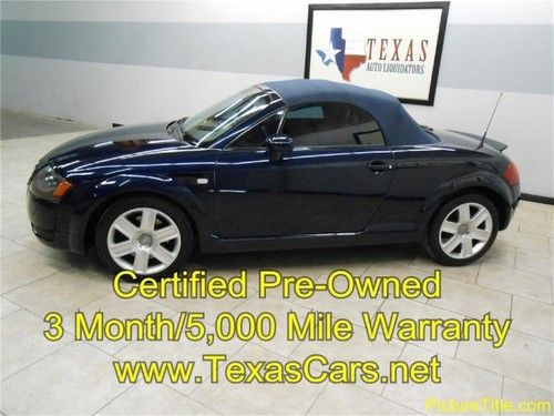 03 audi tt roadster convertible certified warranty we finance!!