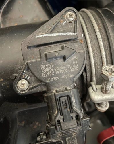 2022 toyota rav4 awd xle 4dr i4 mass air flow sensor