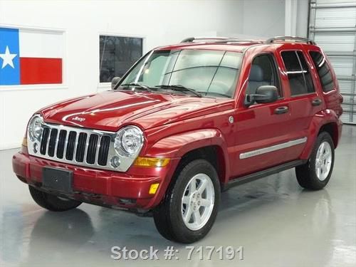 2007 jeep liberty ltd 3.7l v6 4x4 leather sunroof 14k! texas direct auto