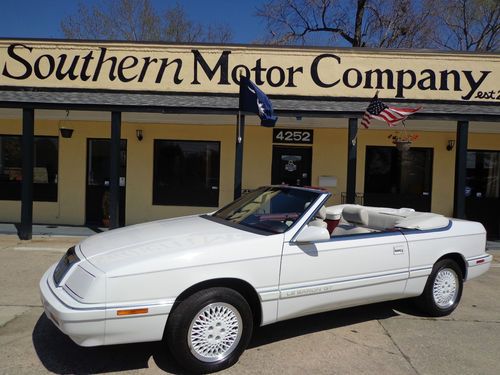 1990 chrysler lebaron gt convertible 2-door 3.0l -- very low miles