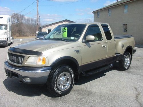 00 ford f150 lariat 4wd quad sportbox at 5.4 v8 mint! 2 owner