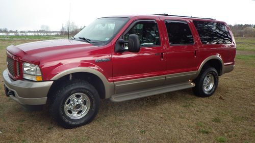 2003 ford excursion eddie bauer 7.3 diesel 4x4 super clean 131k no reserve nice