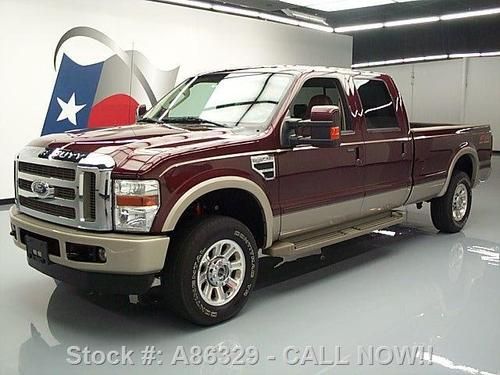 2010 ford f-250 king ranch 6.8l v10 fx4 4x4 nav 50k mi texas direct auto