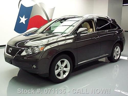 2010 lexus rx350 awd sunroof nav climate leather 21k mi texas direct auto