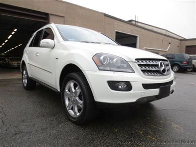 2008 mercedes benz ml350 4x4 all wheel drive navigation nav white/tan leather