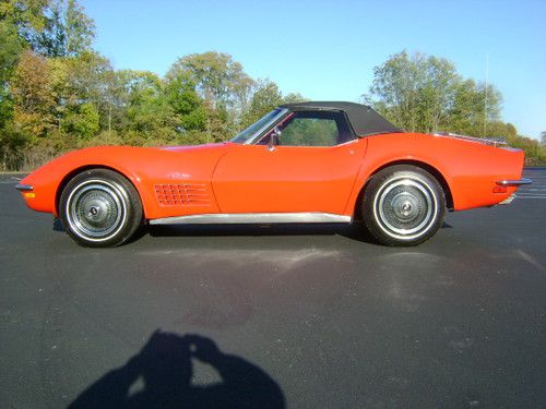 1972 corvette convertible stingray 350 auto numbers matching great driving car