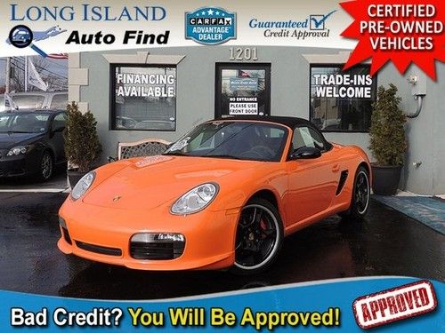 08 porsche boxster s limited rare 39/250 navi 295hp orange