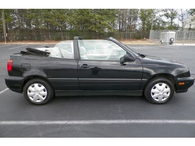 Vw cabrio convertible georgia owned 5 speed manual low miles 95k no reserve only