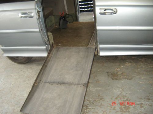 Handicap accessible chrysler town and country 2003 ramp van with hand controls