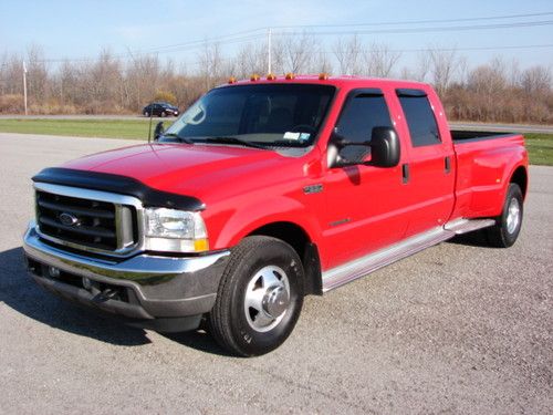 2002 ford f350 lariat 7.3l 6spd crew cab drw 2wd