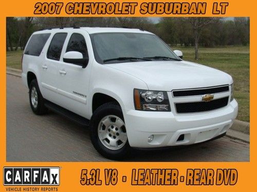 2007 chevrolet suburban 2wd 1500 lt third row, rear dvd