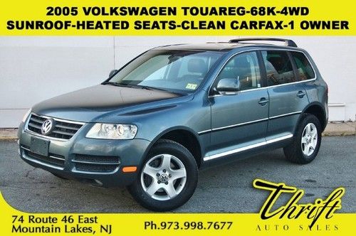 05 volkswagen touareg-68k-4wd-sunroof-heated seats-clean carfax-1 owner