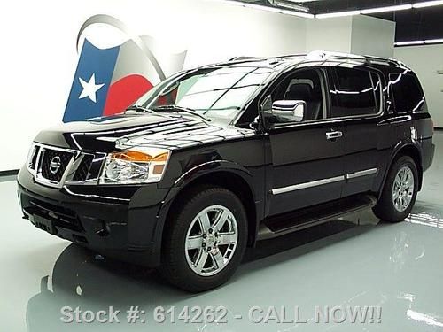 2010 nissan armada platinum 4x4 sunroof nav dvd 26k mi texas direct auto