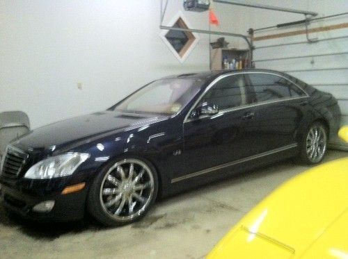 2007 s600 mercedes benz,low miles, new chrome rims &amp; tires, beautiful car !!!