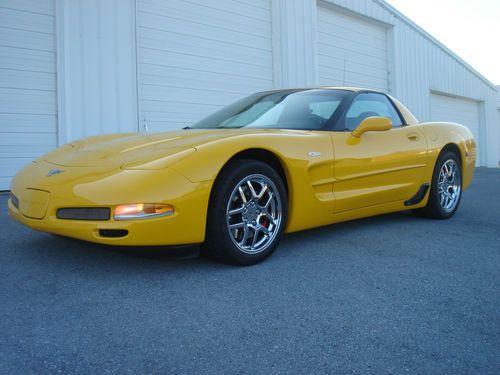 2003 chevrolet corvette z06,  2 owners.  4710mi.  garage queen