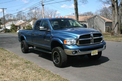 2004 dodge ram 3500 slt four door 4x4 5.9l turbo cummins diesel 8ft bed.