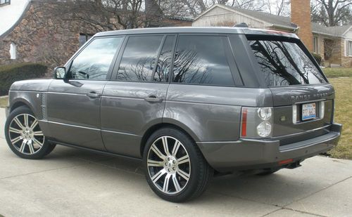 2006 land rover range rover hse, luxury interior pkg, 22" stormer rims