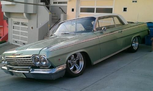 1962 chevy impala ss 383 stroker eng,700r4 trans,wilwood disc brakes