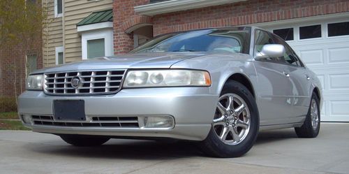 2000 cadillac seville sts sedan 4-door 4.6l silver on gray leather bose moonroof