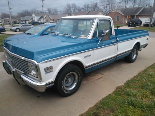 1971 chevrolet c-10 cheyenne fleetside long wheel base truck california truck