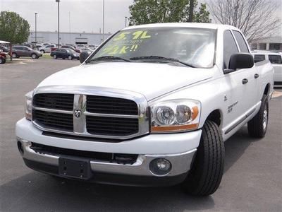 5.9l diesel quad cab white cloth 2wd low miles finance automatic transmission