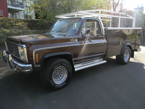 1979 chevy 3/4 ton silverado 4x4 with utility box 1979 1978 1977 1976 1975 1974