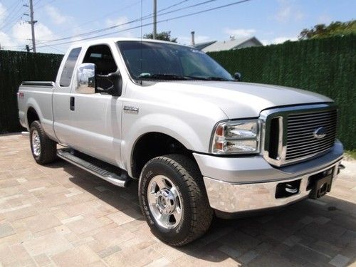 2006 ford f-250 one owner - sd lariat supercab 4x4 leather clean! automatic 4-do