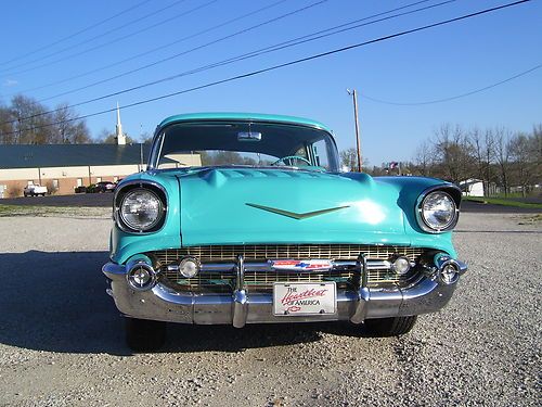 1957 chevrolet belair four door sedan