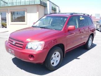 2001 red toyota highlander awd!