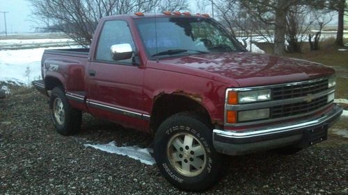 1991 chevrolet k1500 silverado standard cab pickup 2-door 5.7l 5sp z71 off road