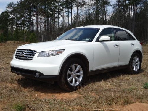 2004 infiniti fx35 runs great 3.5l auto 2wd runs great seized vehicle no reserve