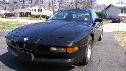 1997 bmw 840ci base coupe 2-door 4.4l black on black in great condition, easy ma