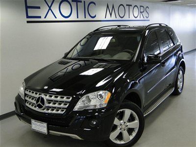 2011 mercedes ml350 4-matic! nav rear-cam heated-sts p1-pkg 1-owner warranty!!