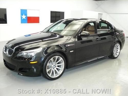 2009 bmw m5 v10 500 hp htd leather sunroof nav hud 29k texas direct auto