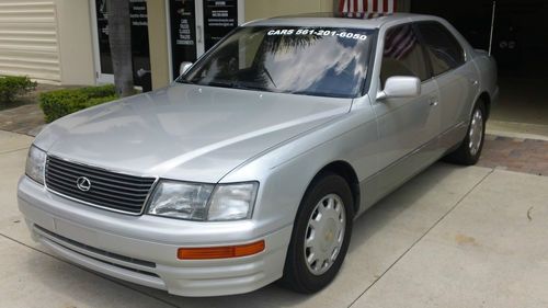 1995 lexus ls400 sedan 4.0l south florida luxury classic cold ac new bridgestone