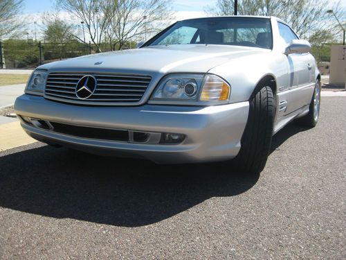 2002 mercedes-benz sl500 silver arrow convertible 2-door 5.0l