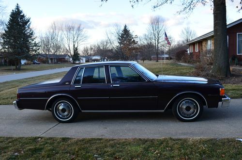 1985 chevrolet caprice classic sedan 4-door 4.3l