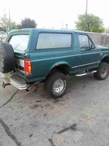 1996 Ford Bronco XLT Sport Sport Utility 2-Door 5.8L, US $4,000.00, image 3