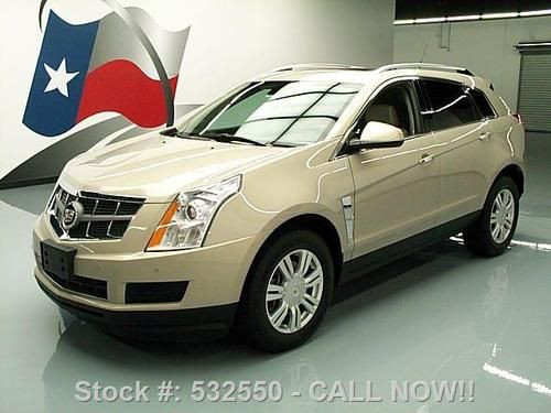 2010 cadillac srx lux htd leather pano sunroof 47k mi texas direct auto