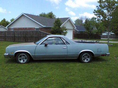 1982 chevy el camino project 350 v8  auto ac ps pb  many new parts