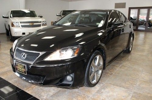 2011 lexus is250~lux plus~nav~rcam~htd/cld lea~hid~roof~1 owner