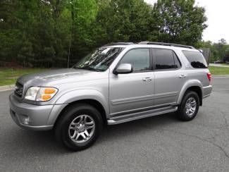 Toyota : 2003 sequoia limited v8 4x4 tv/dvd 1-va. owner t/belt done low miles