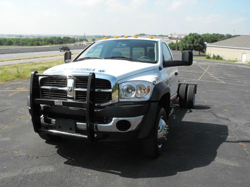 2009 dodge ram 4500 hd ambulance chassis 6.7 cummins