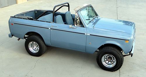 California original, 1977 scout ii, 100% rust free, 64k orig miles, very nice!