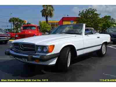 Classic Clean 1986 Mercedes Convertible 560SL 5.6L V8 Automatic AM/FM/CD A/C, image 3