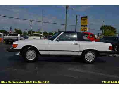 Classic Clean 1986 Mercedes Convertible 560SL 5.6L V8 Automatic AM/FM/CD A/C, image 4