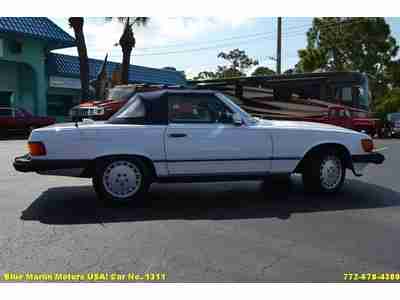 Classic Clean 1986 Mercedes Convertible 560SL 5.6L V8 Automatic AM/FM/CD A/C, image 11