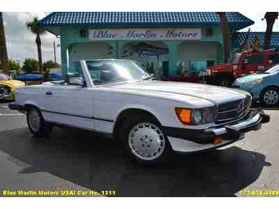 Classic Clean 1986 Mercedes Convertible 560SL 5.6L V8 Automatic AM/FM/CD A/C, image 12