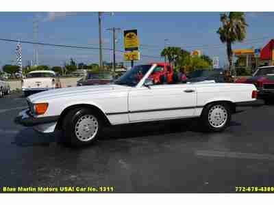 Classic Clean 1986 Mercedes Convertible 560SL 5.6L V8 Automatic AM/FM/CD A/C, image 15